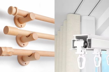 Curtain Rods vs. Curtain Tracks
